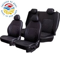 Чехлы Экокожа Турин Ромб на Chevrolet Rezzo Чехлы Экокожа Турин Ромб на Chevrolet Rezzo